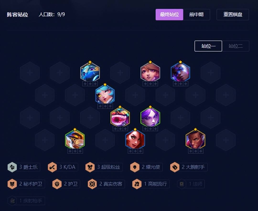 云顶之奕阵容